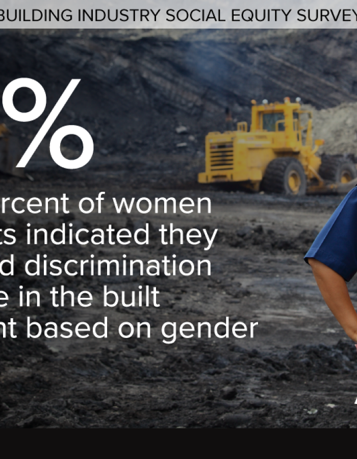 Female worker on jobsite